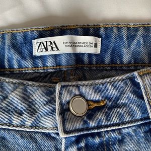 Zara wide straight leg jeans